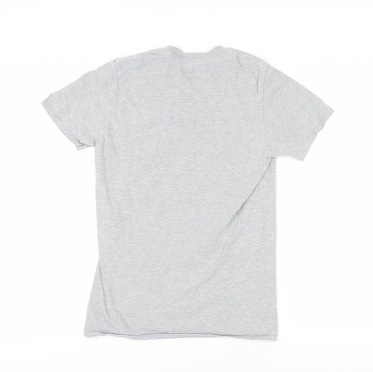 Disney Unisex Grey T-Shirt, Size S, Mickey Mouse