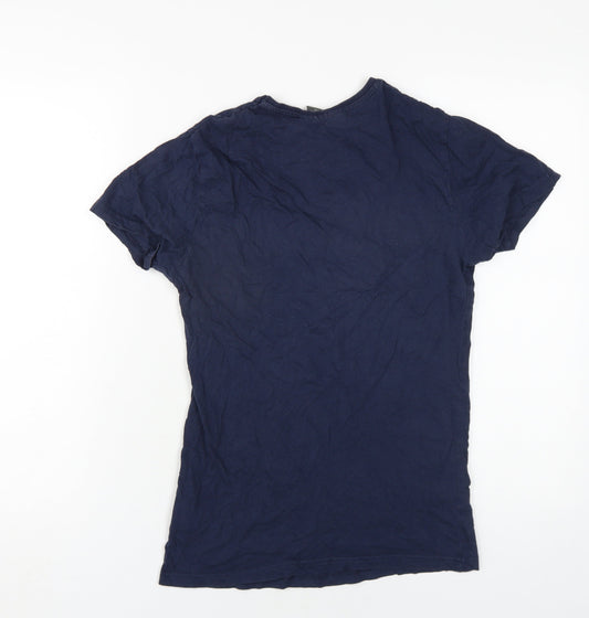 Harry Potter Blue Hogwarts Graphic T-Shirt XS