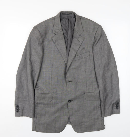 T.M.Lewin Men's Grey Blazer, Size 38, Formal Wear