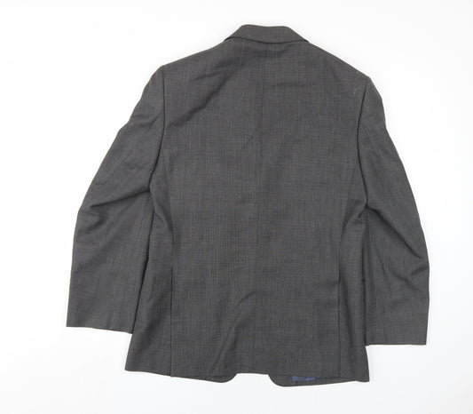 Marks and Spencer Men's Grey Wool Blazer 38 S