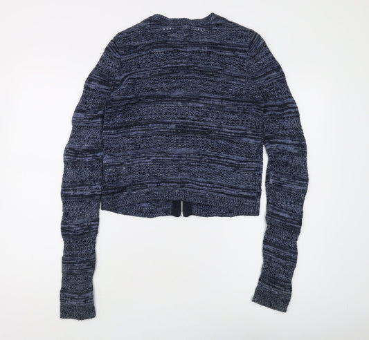 Hollister Women's Blue Full Zip Jumper Size S