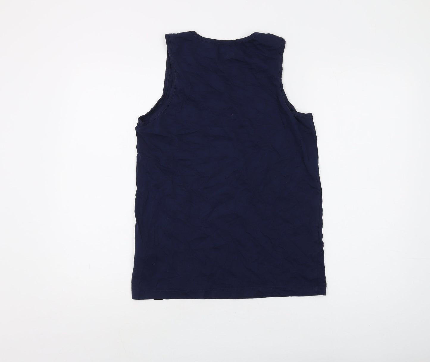 Quiksilver Unisex Blue Tank, Size 16, 100% Cotton, Casual