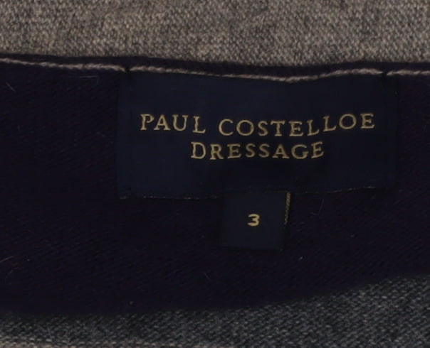 Paul Costelloe Women's Beige Cardigan Size 7 Relaxed