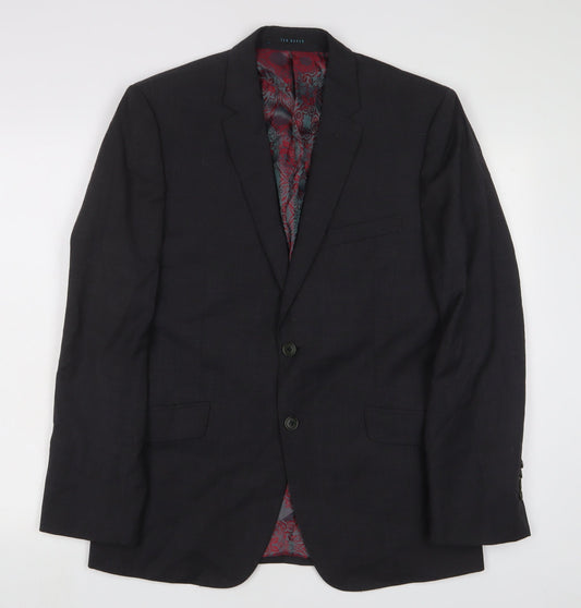 Ted Baker Men's Black Blazer, 38R, Classic Formal