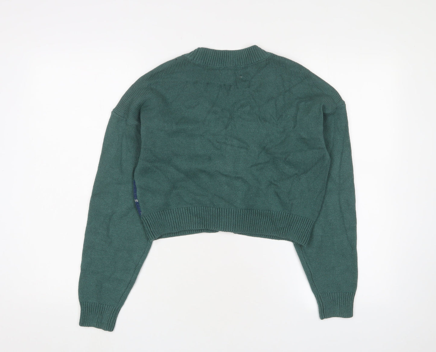 Hollister Women's Green XS Argyle Cardigan