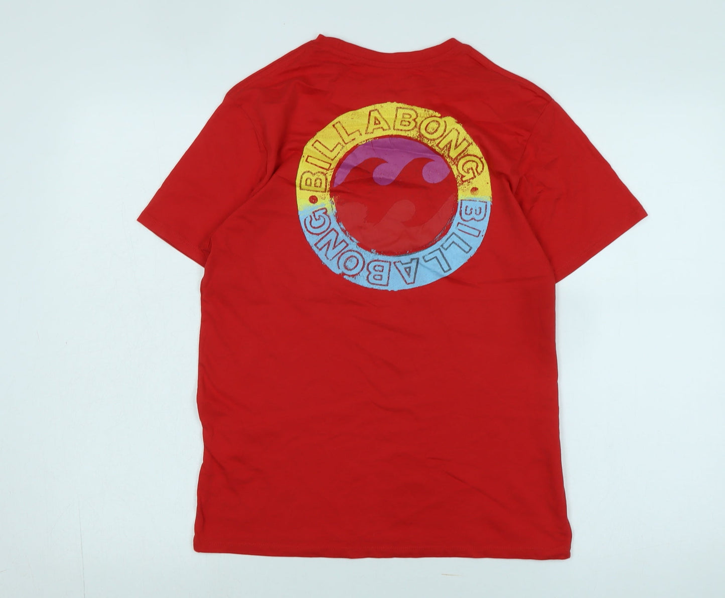 Billabong Men's Red Graphic Print T-Shirt XS