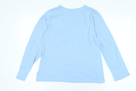 Manchester City Boys Blue Long Sleeve T-Shirt 11-12 Years