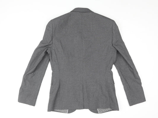 Next Grey Slim Fit Men's Blazer, Size 40R, Business Wear