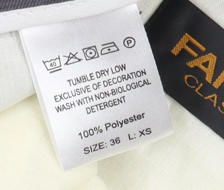 Farah Men's Grey Classic Dress Pants XS