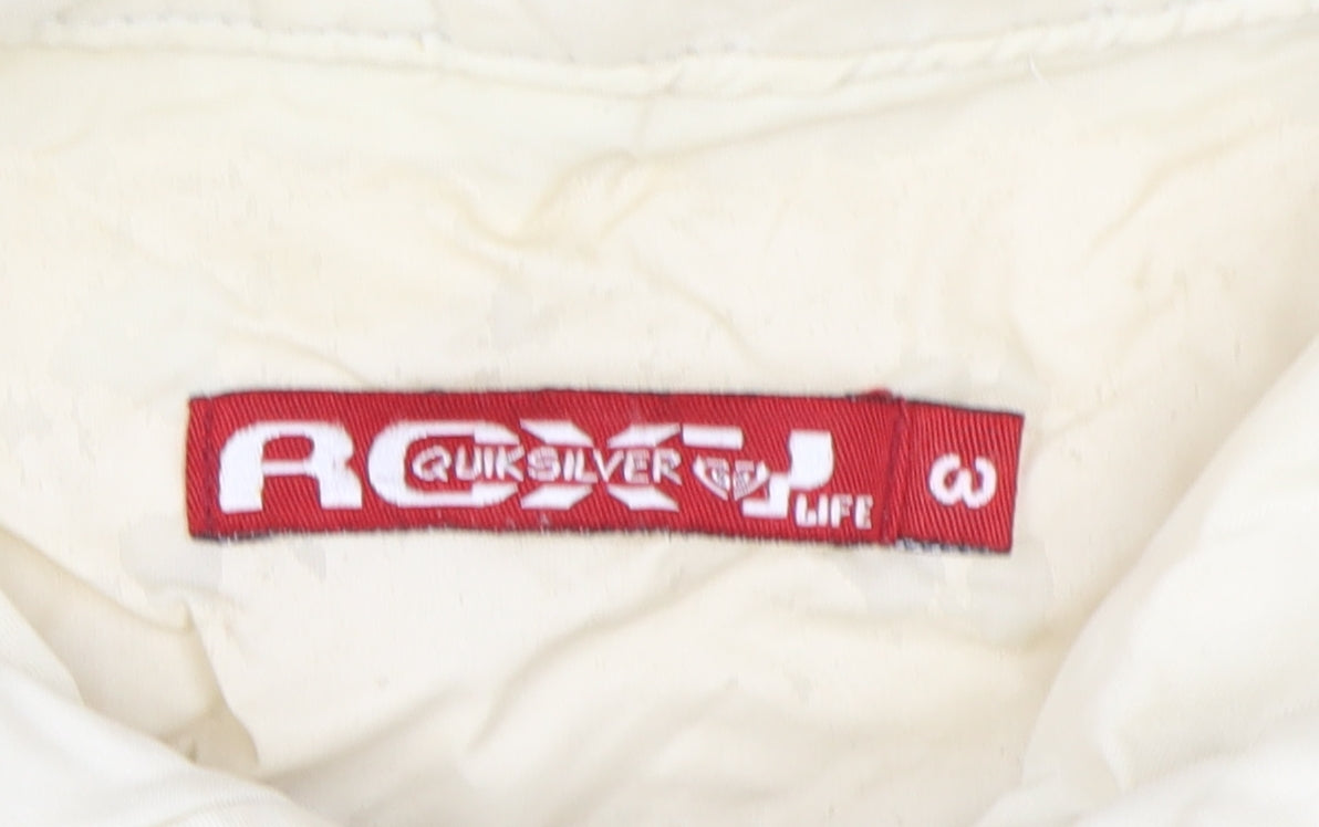 Quiksilver Unisex Ivory Jacket M - Casual Winter Wear