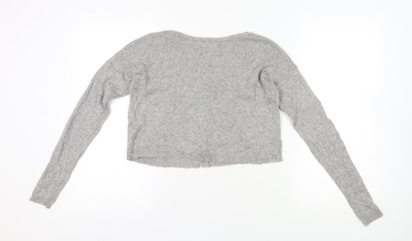 Hollister Women's Grey Pullover Jumper XS
