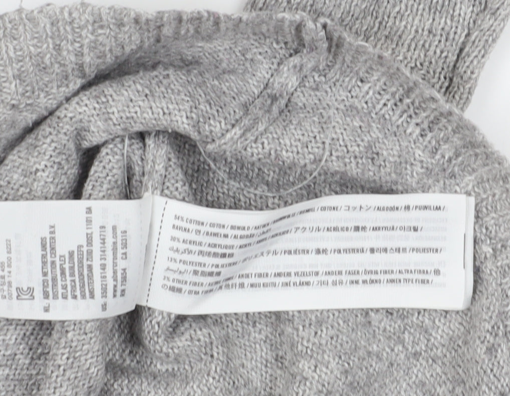 Hollister Women's Grey Pullover Jumper XS