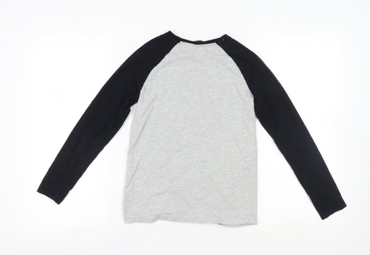 Xbox Boys Grey & Black Gaming Long Sleeve T-Shirt 12-13 Years