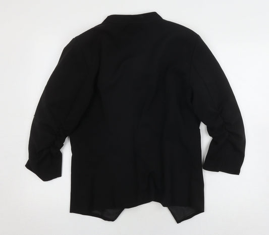 Vila Women’s Black Jacket L Size Classic Style