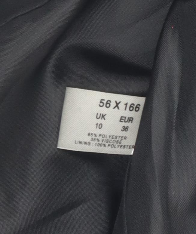 Brand and care label for Kaleidoscope Black Women's Blazer, size 10