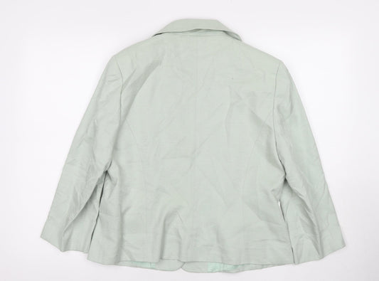 CC Women's Green Blazer, Size 14 - Autumn/Winter