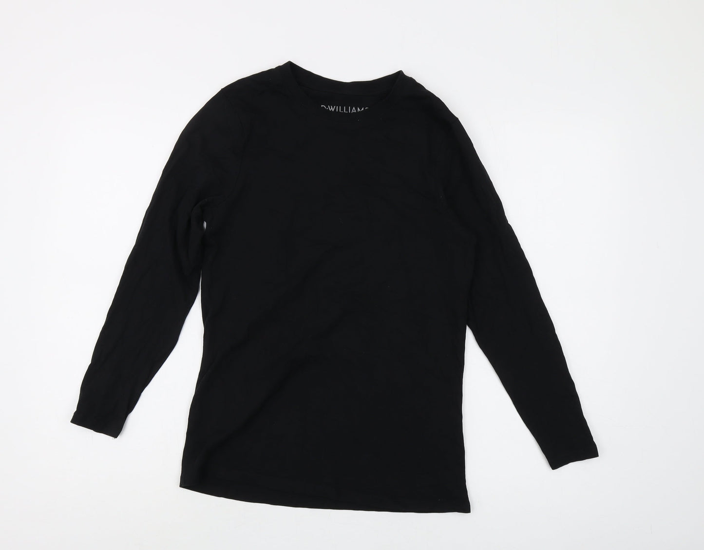 JD Williams Women's Black Long Sleeve T-Shirt Size 8