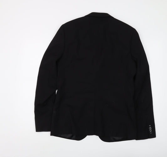 Kenji Black Unisex Blazer Medium Formal Lined