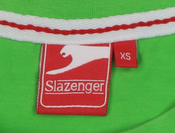 Slazenger Men's Green XS Crew Neck T-Shirt