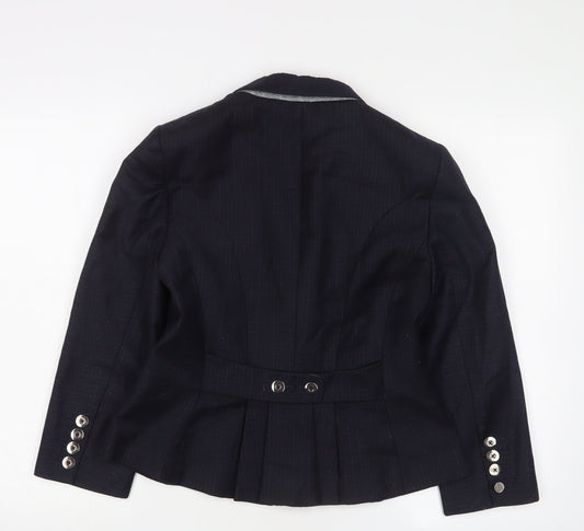 NW3 Women's Black Wool Suit Jacket Size 10