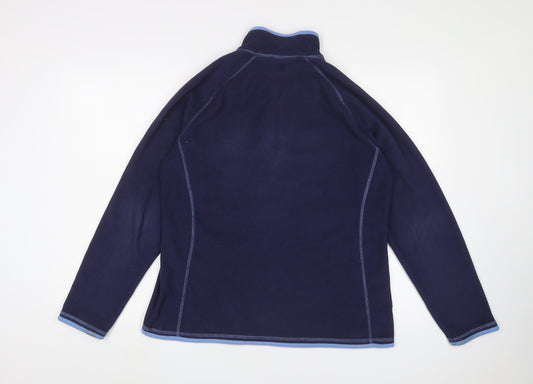 Mountain Warehouse Women's Blue Fleece Pullover Sweatshirt