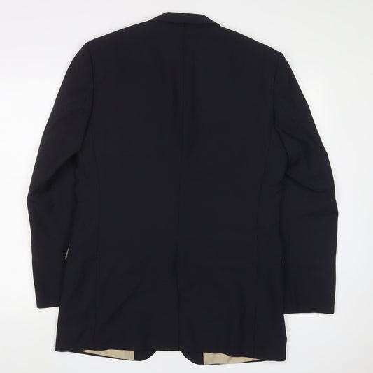Karl Jackson Men's Black Blazer, Size 38, Regular Fit