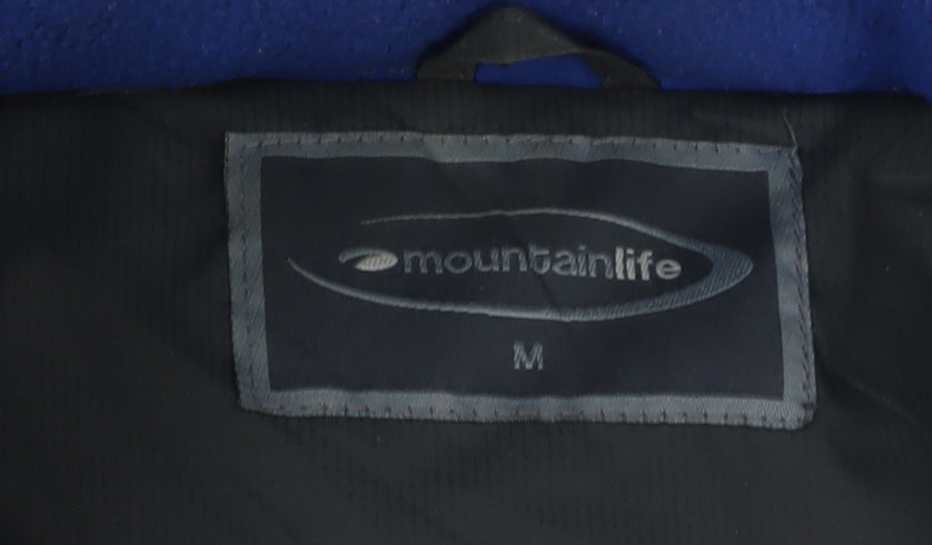 Mountain Life Men's Black Puffer Jacket M Waterproof