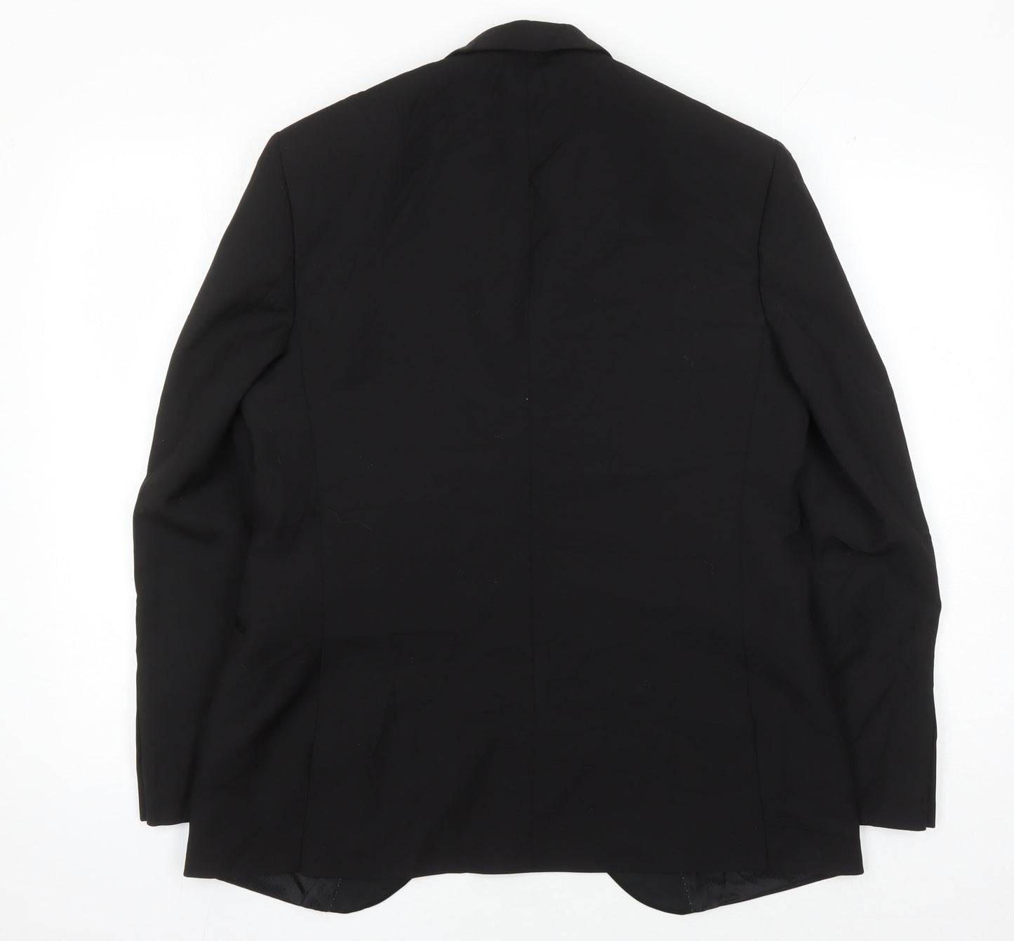 Jaeger Men's Black Wool Tuxedo Blazer Size 40S