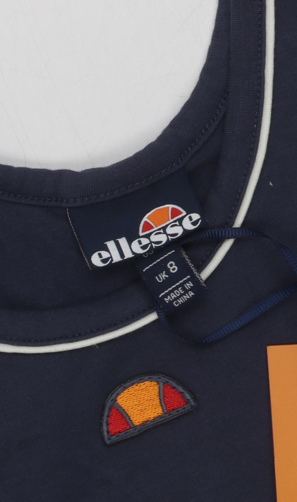 Ellesse Women's Blue Tank Top, Size 8