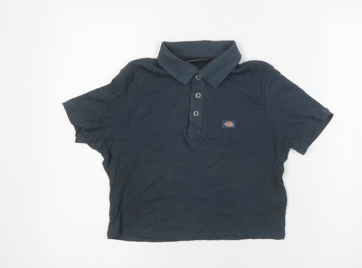 Dickies Unisex Blue Polo, XS, Casual Short Sleeve Top