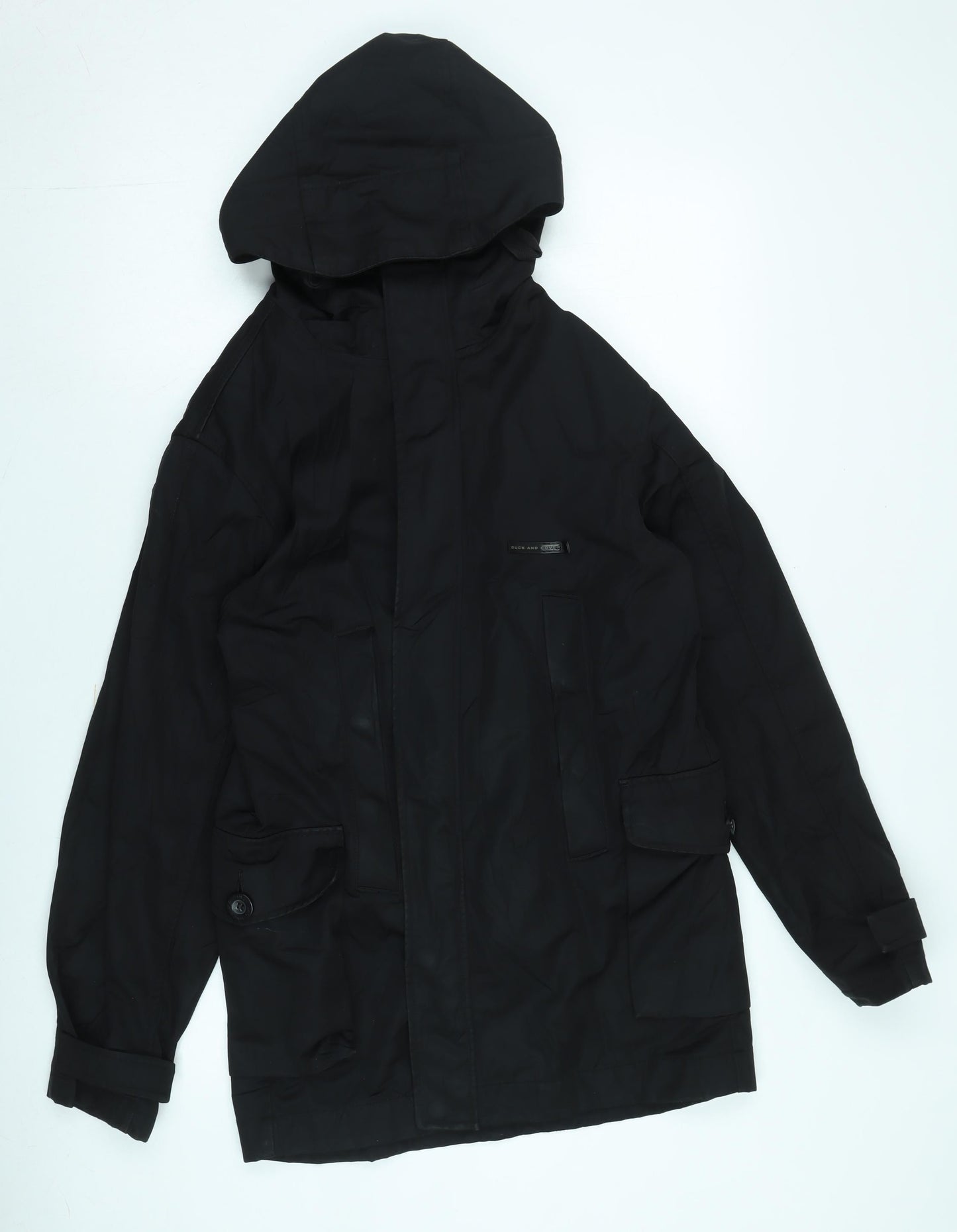 Duck and Cover Women’s Black Hooded Parka Jacket S