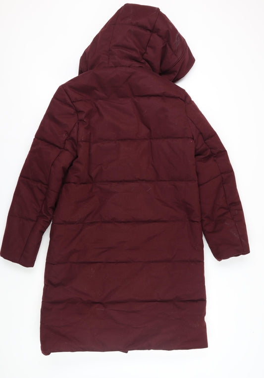 Crew Clothing Women's Red Puffer Jacket Size 8