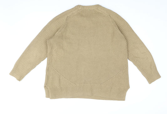 Michael Kors Women's Beige Chunky Knit Jumper S