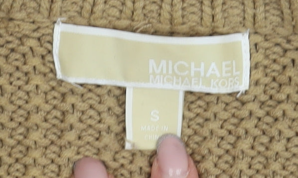 Michael Kors Women's Beige Chunky Knit Jumper S