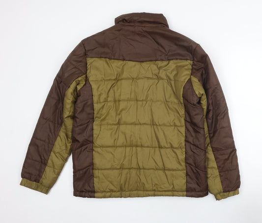 Everlast Unisex Brown Puffer Jacket M Outdoor Casual