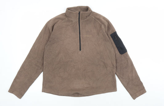 Craghoppers Brown Unisex Henley Sweatshirt Size 14