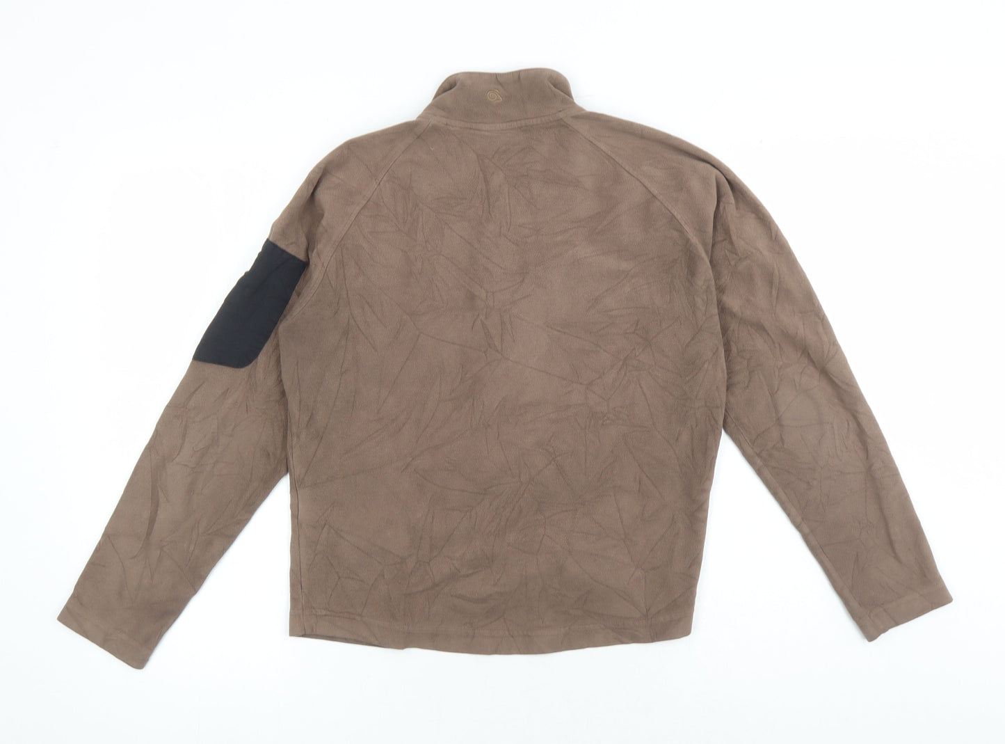 Craghoppers Brown Unisex Henley Sweatshirt Size 14