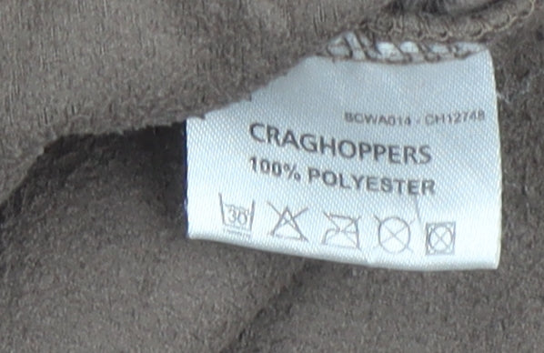 Craghoppers Brown Unisex Henley Sweatshirt Size 14