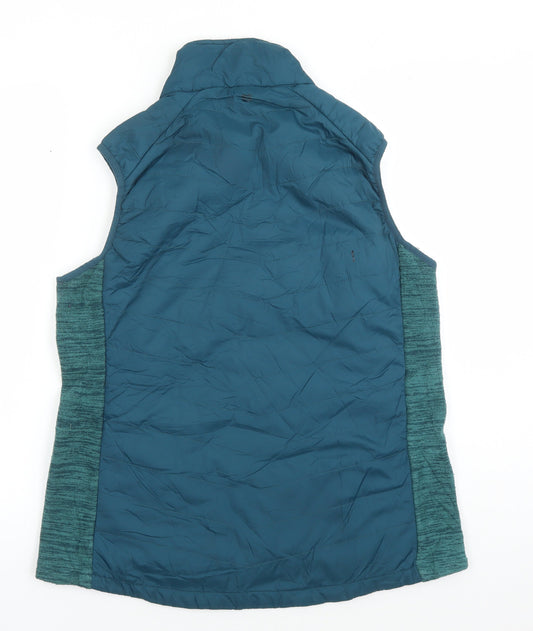 Mountain Warehouse Women's Blue Puffer Waistcoat - Size 16
