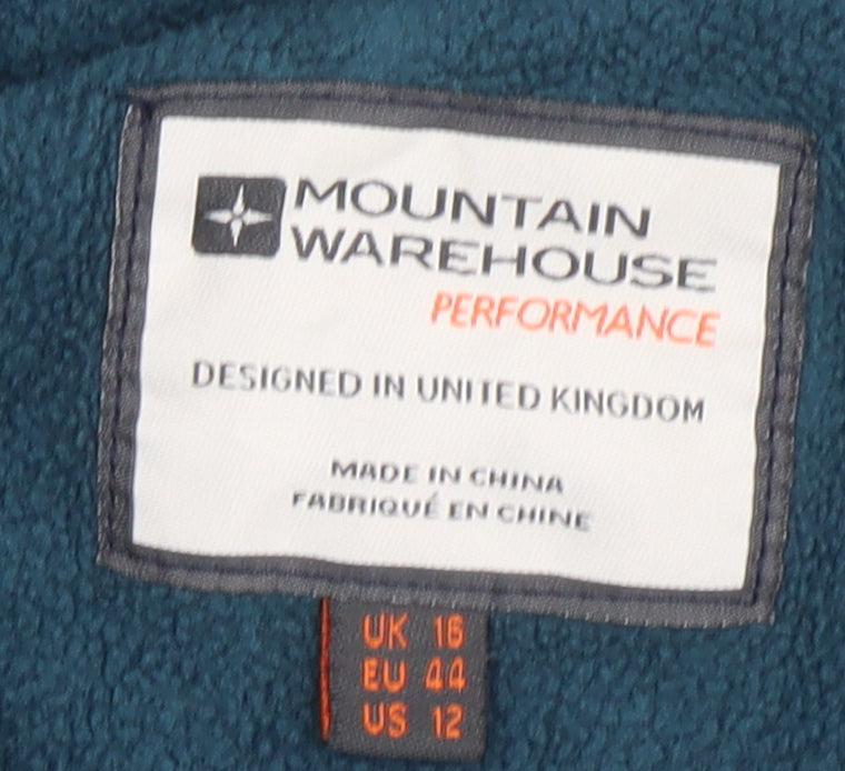 Mountain Warehouse Women's Blue Puffer Waistcoat - Size 16
