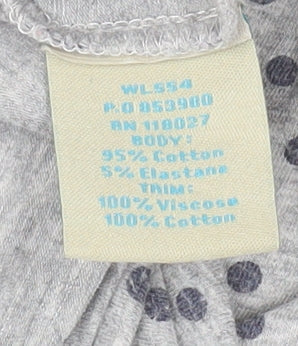 Boden Women's Grey Polka Dot Tunic, UK 10, Jersey, Casual
