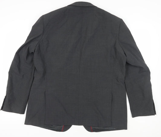 Marks and Spencer Men's Black Blazer, Size UK 40, Wool Blend