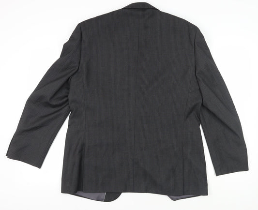 Jack Reid Mens Grey Blazer 44 Short Business Formal