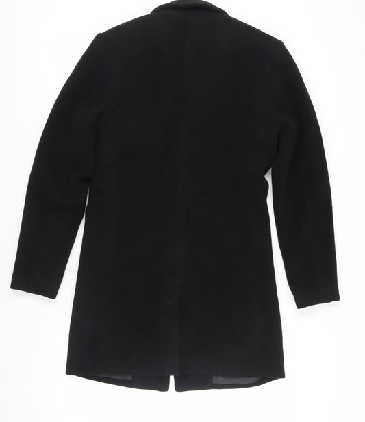 Only & Sons Men's Black Wool Overcoat Size S