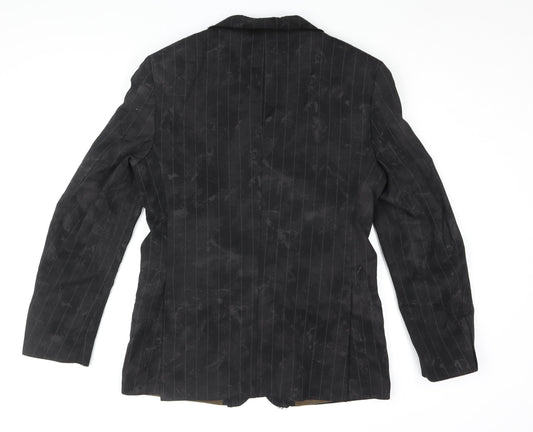 River Island Men's Brown Striped Blazer S