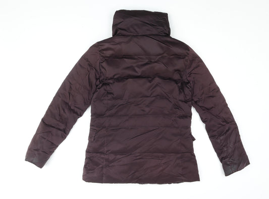Cortefiel Women's Brown Puffer Jacket Size S Winter