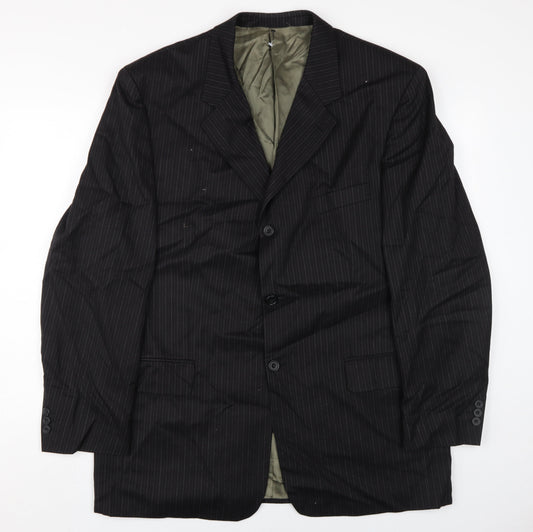 Pierre Cardin Men's Black Classic Blazer Size 44 Regular