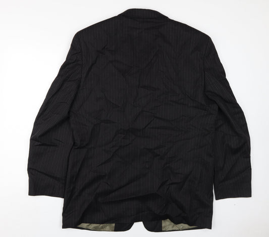 Pierre Cardin Men's Black Classic Blazer Size 44 Regular