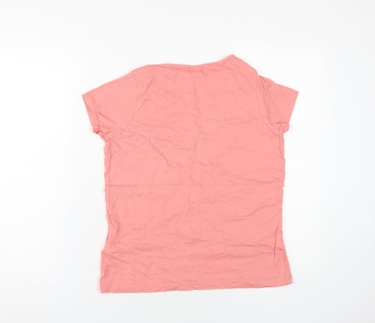 Disney Women Pink Lion King Cartoon T-Shirt Size 6/8