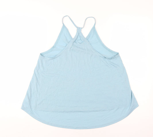 Gymshark Women's Blue Camisole Gym Tank - Size S